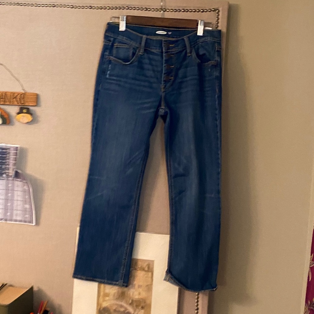 NWOT OLD NAVY ANKLE FLARE JEANS -Size 8